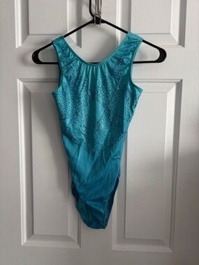 Destira Girls Bejeweled Gymnastics Leotard Size AXS